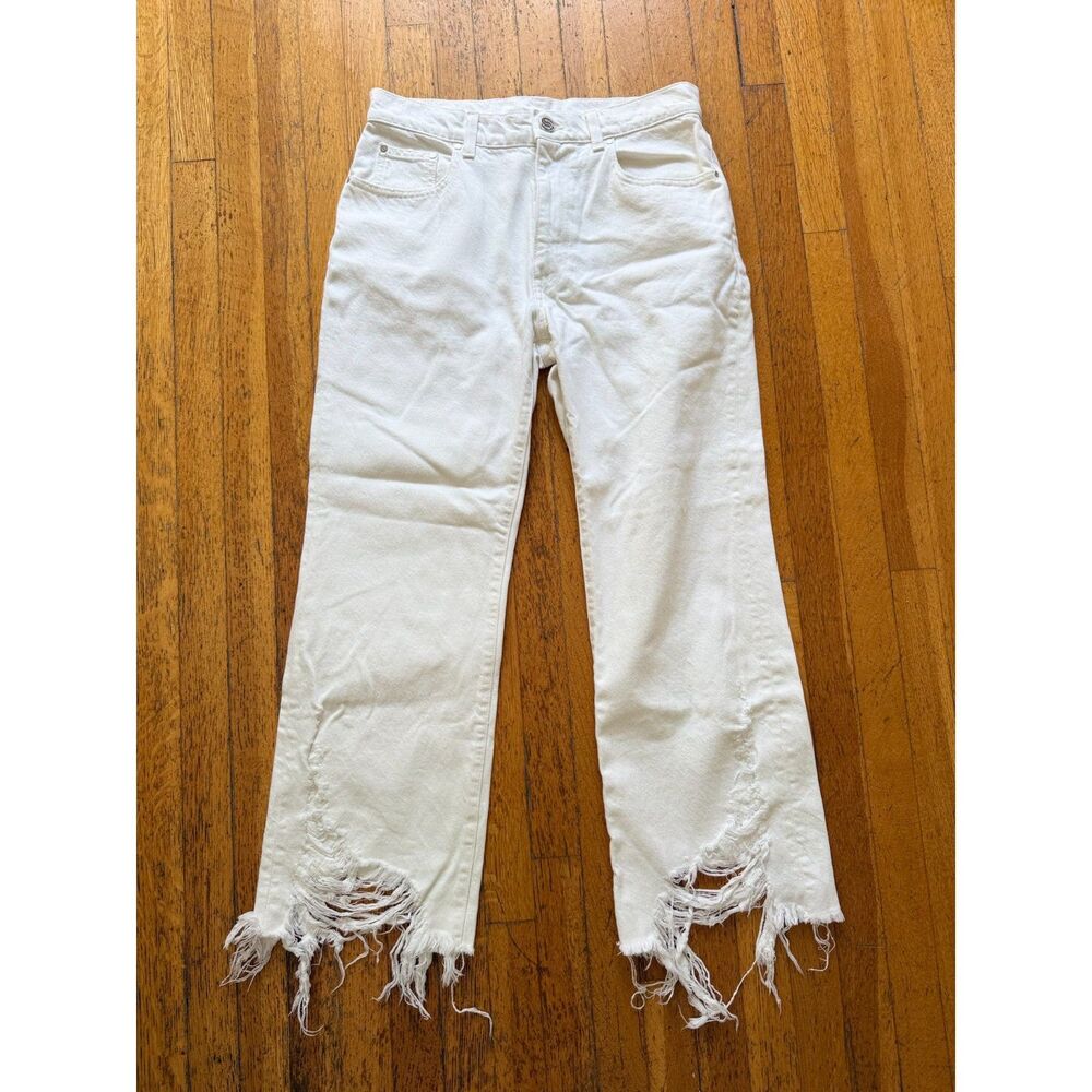 Stella McCartney White Distressed Jeans - Excellent!
